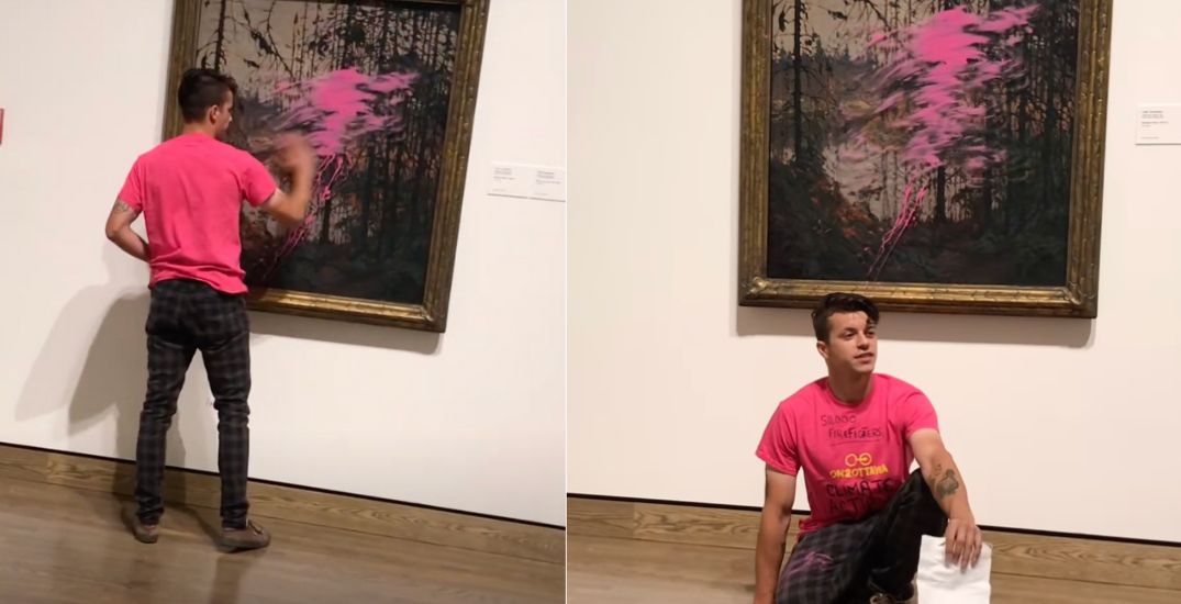 Pink Paint Protest: The Controversial Act on Art and Climate Change